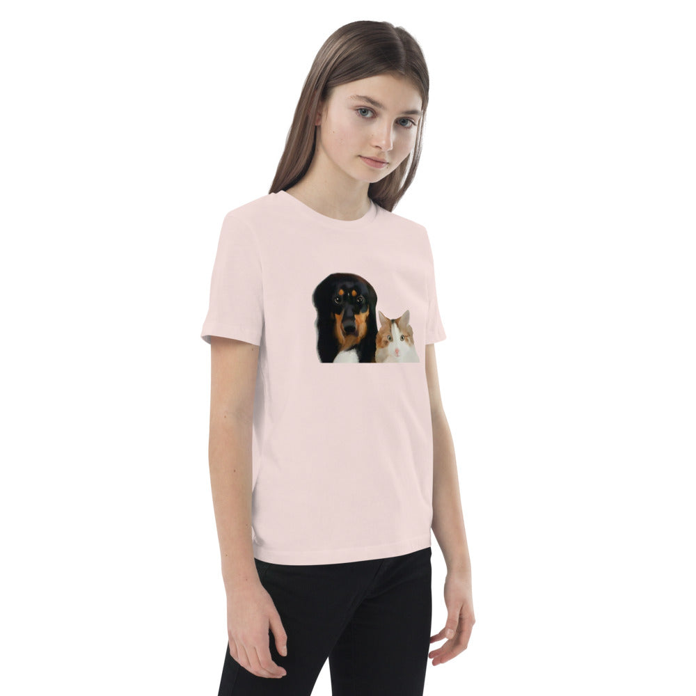 Tee-shirt en coton bio enfant Célestine AVET'SERVICES