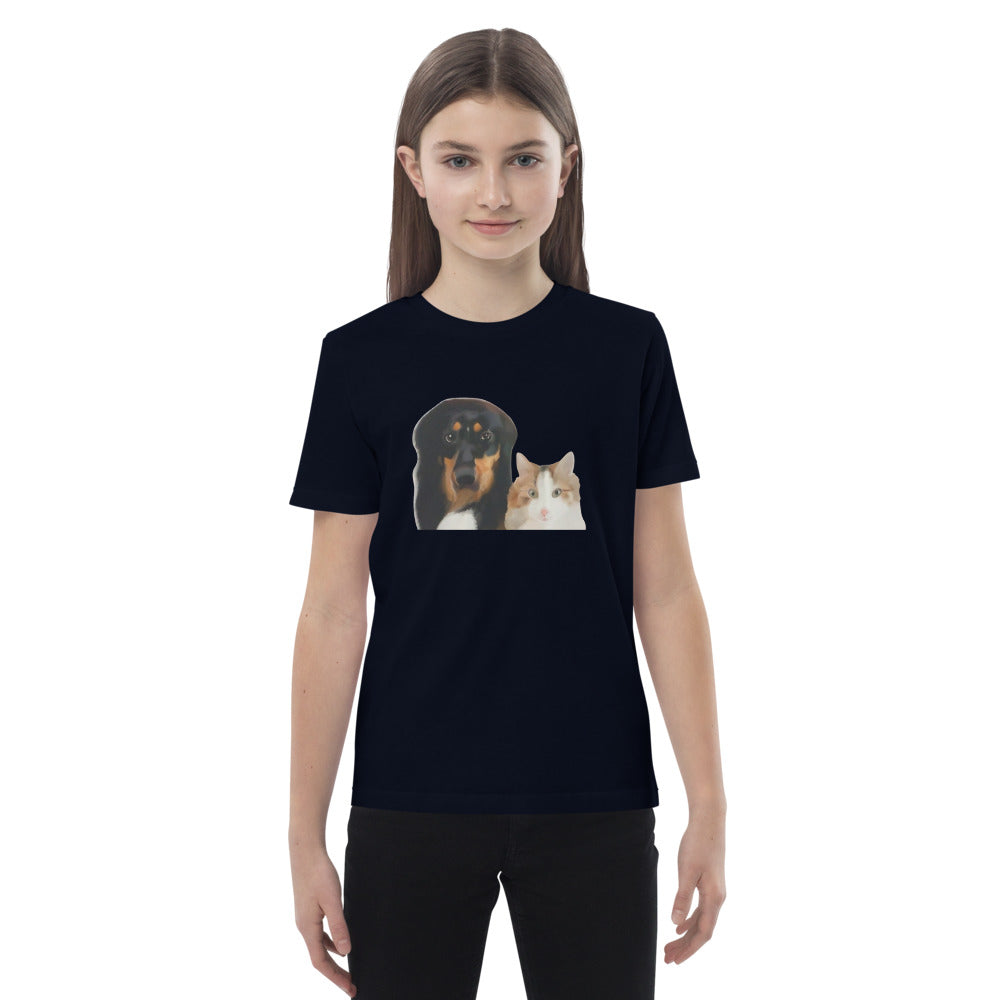 Tee-shirt en coton bio enfant Célestine AVET'SERVICES