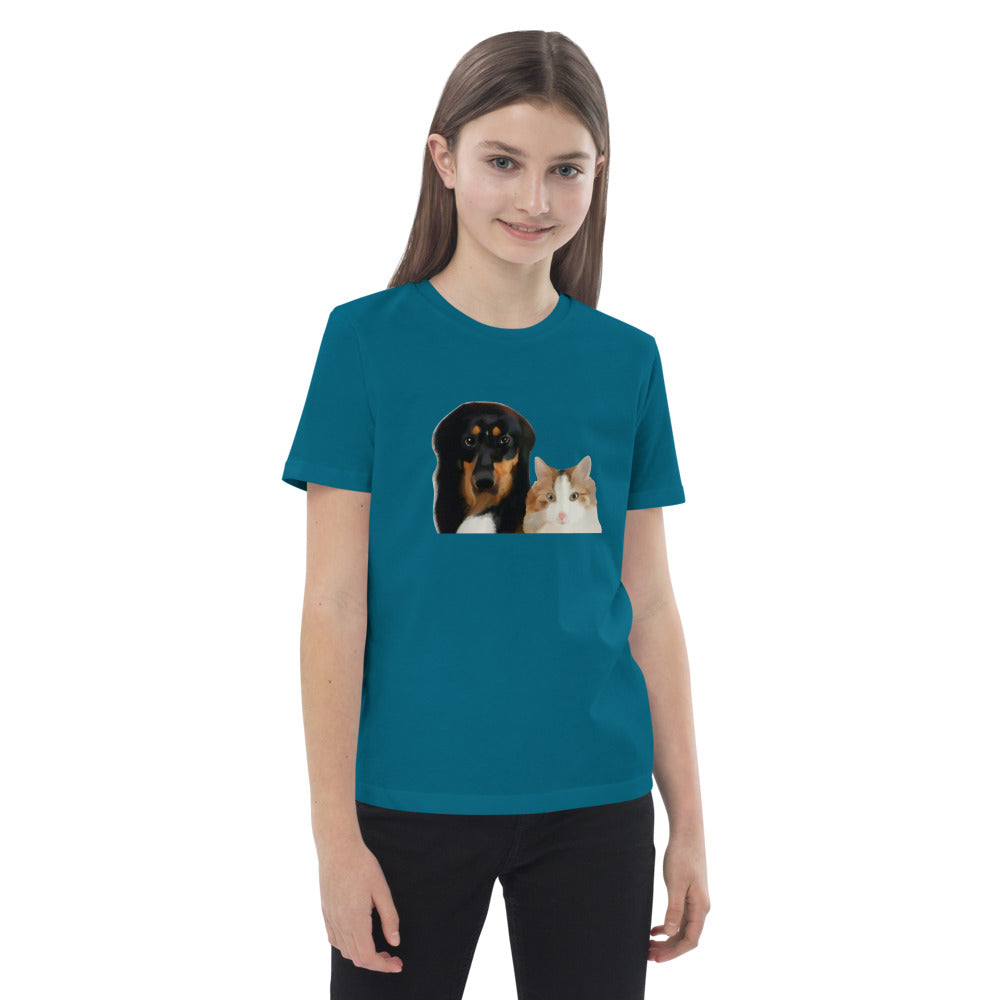 Tee-shirt en coton bio enfant Célestine AVET'SERVICES