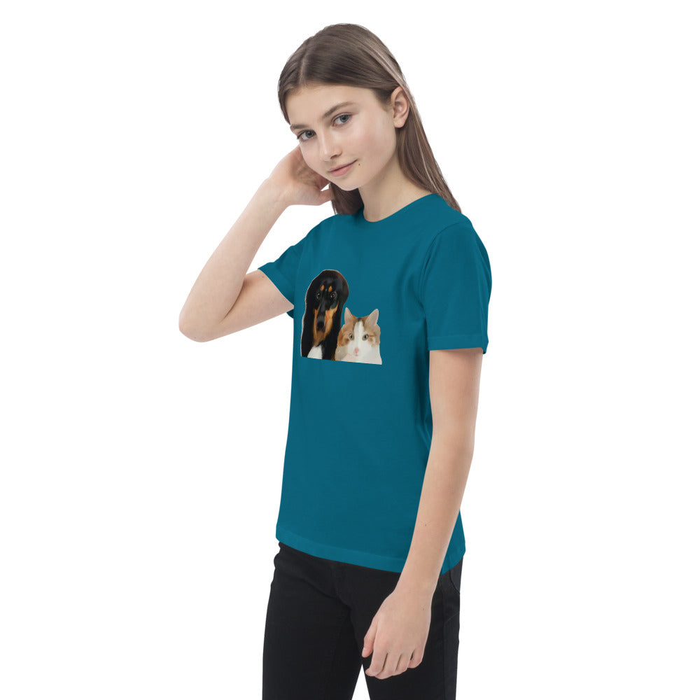 Tee-shirt en coton bio enfant Célestine AVET'SERVICES
