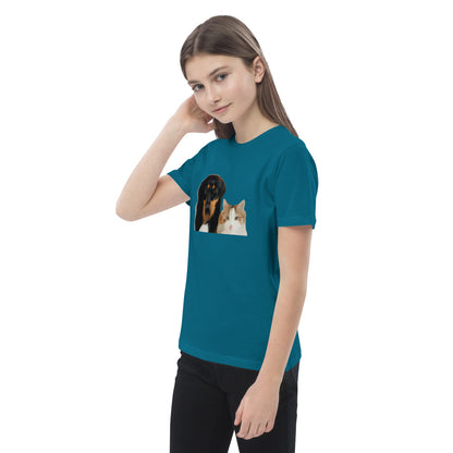 Tee-shirt en coton bio enfant Célestine AVET'SERVICES