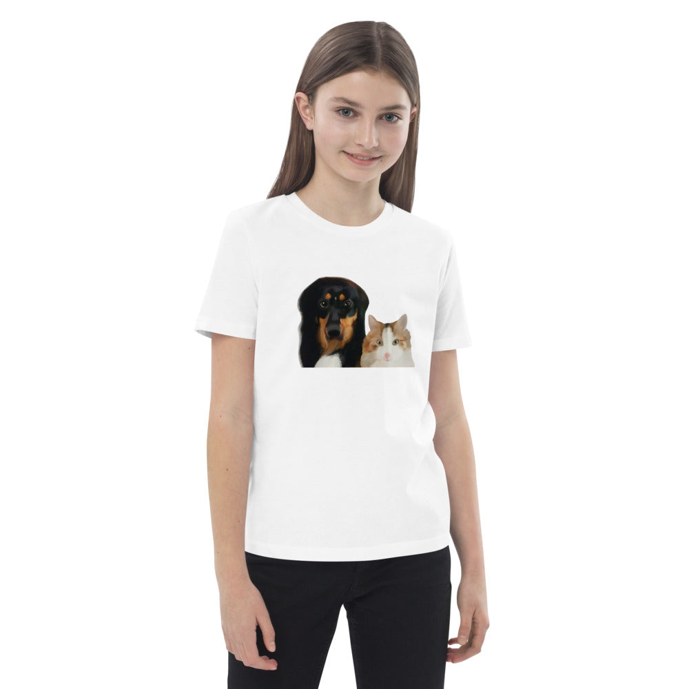 Tee-shirt en coton bio enfant Célestine AVET'SERVICES