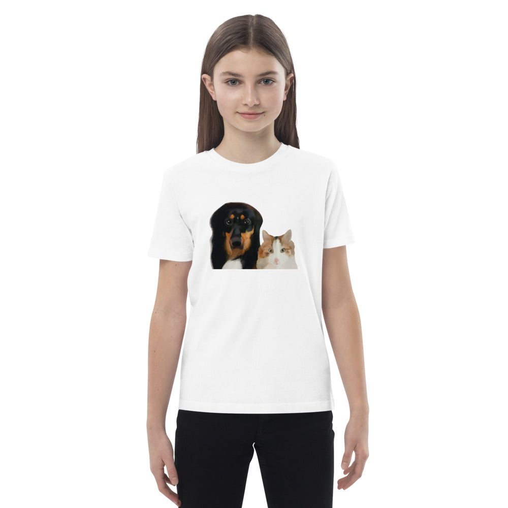 Tee-shirt en coton bio enfant Célestine AVET'SERVICES