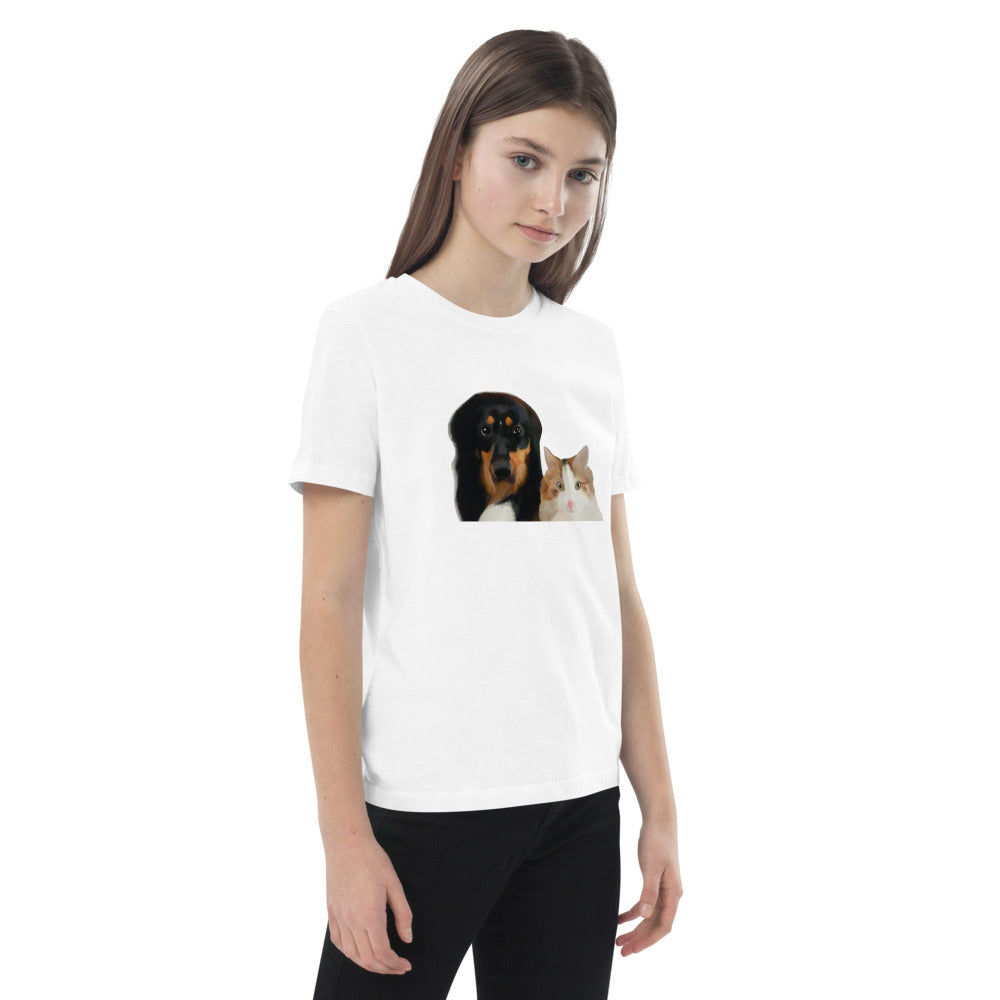 Tee-shirt en coton bio enfant Célestine AVET'SERVICES