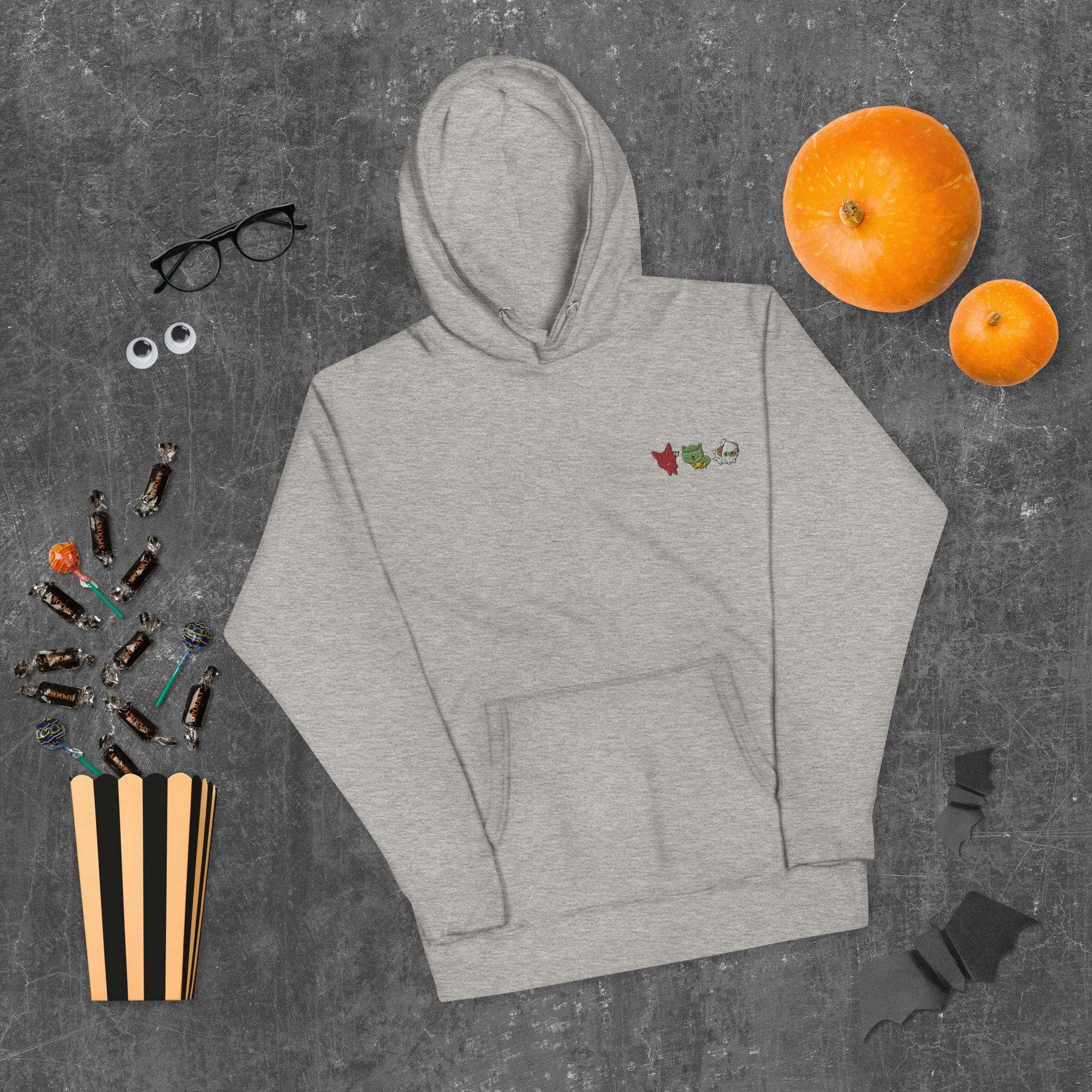 Sweat à Capuche Halloween Suits Brodé AVET'SERVICES