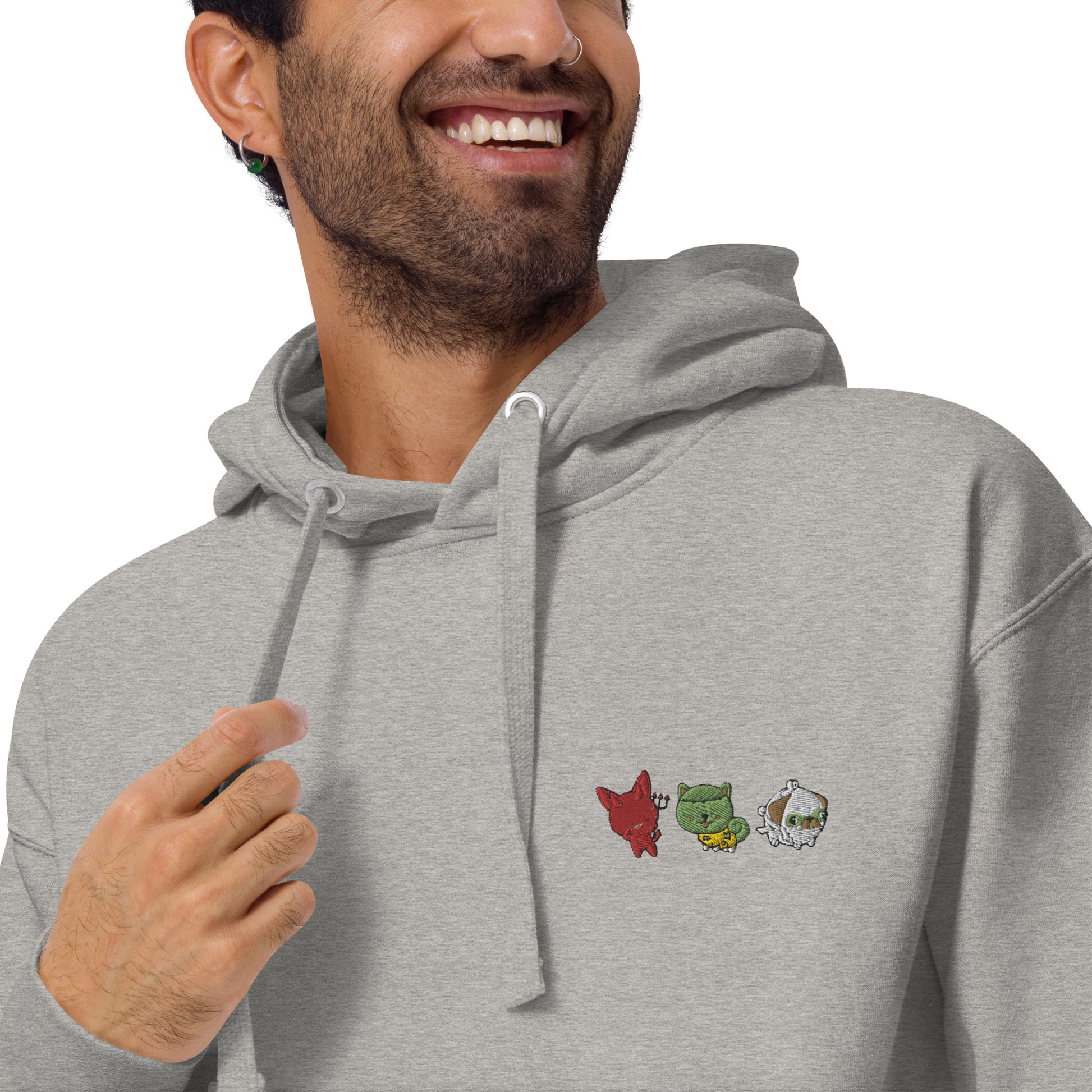 Sweat à Capuche Halloween Suits Brodé AVET'SERVICES