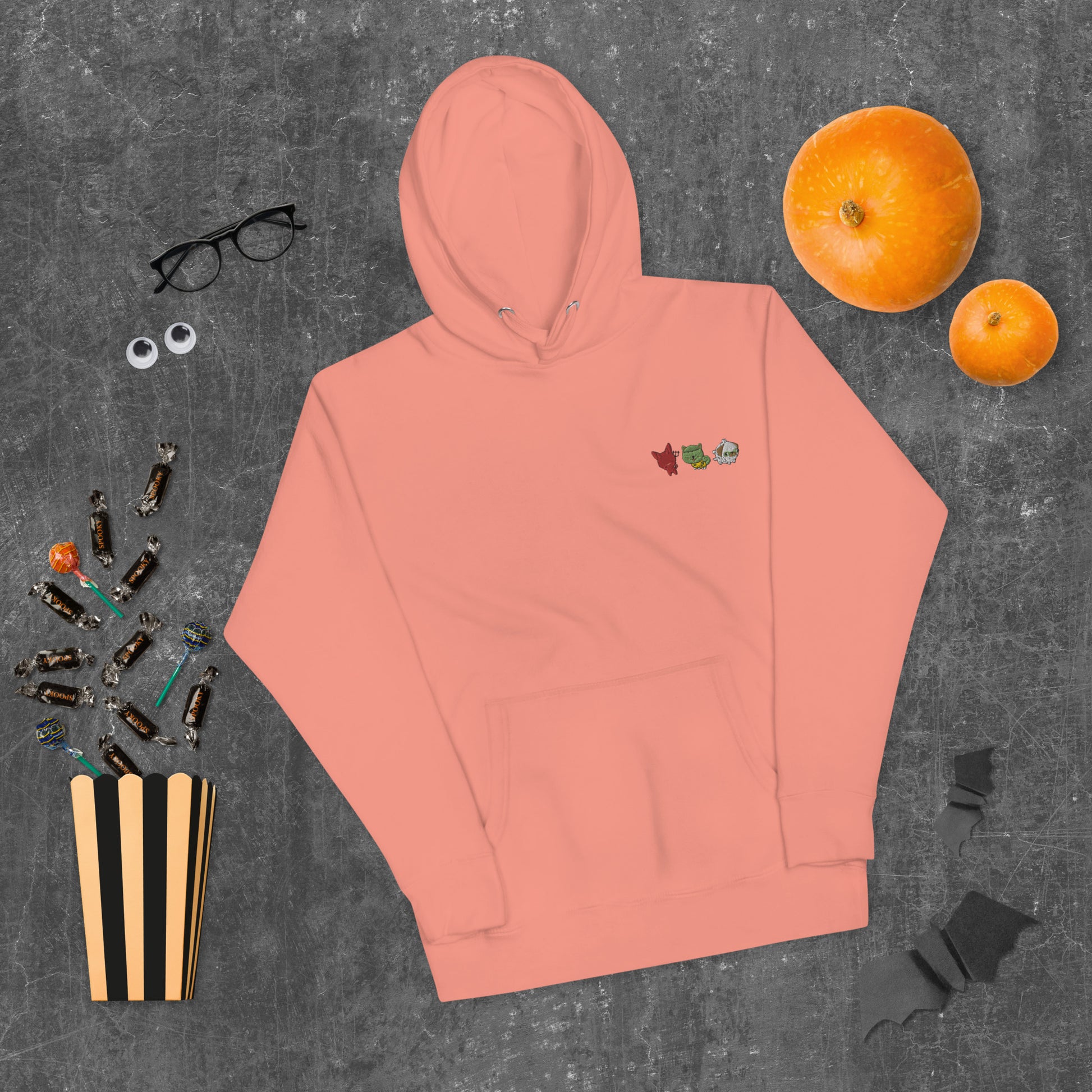Sweat à Capuche Halloween Suits Brodé AVET'SERVICES
