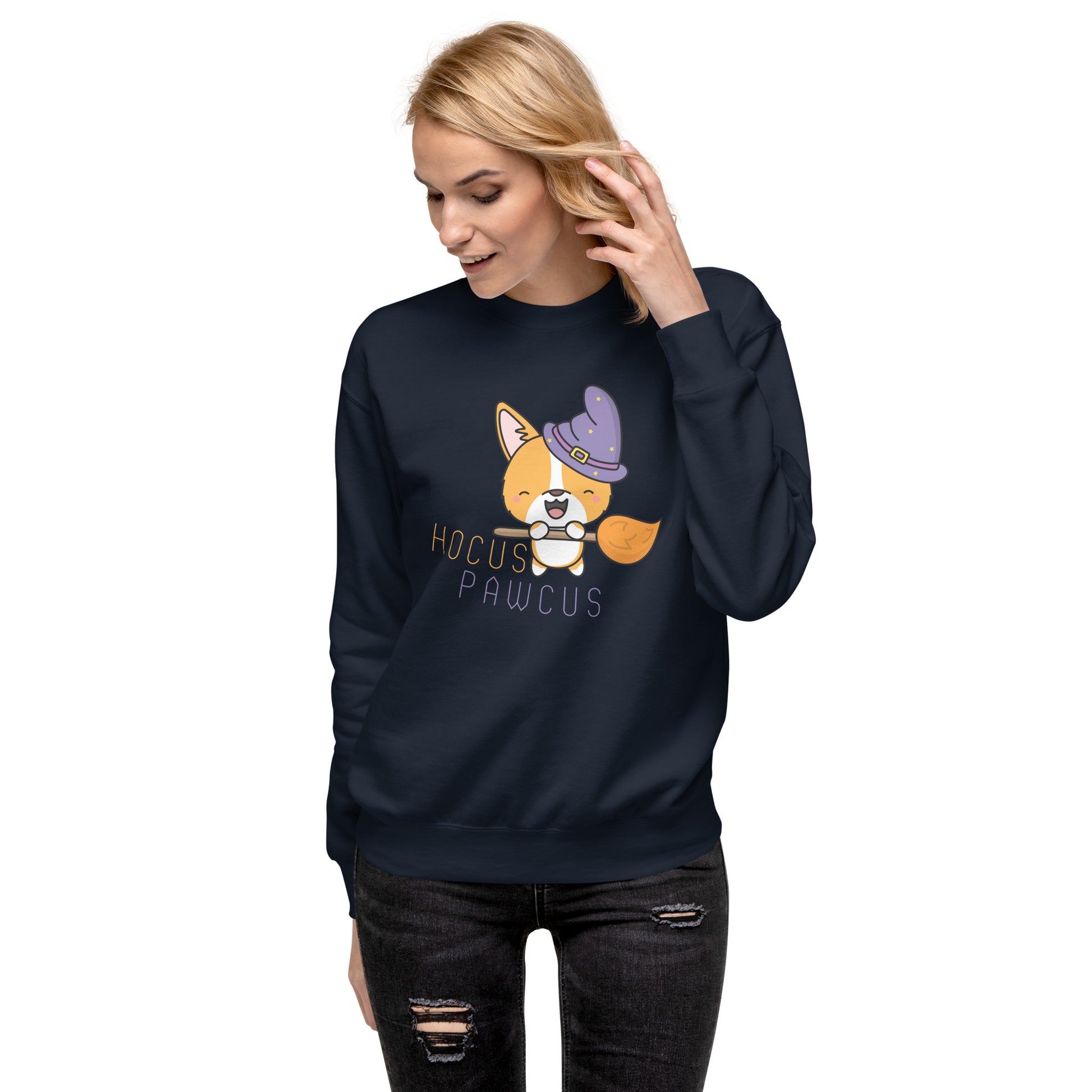 Sweatshirt Hocus Pawcus Corgi AVET'SERVICES