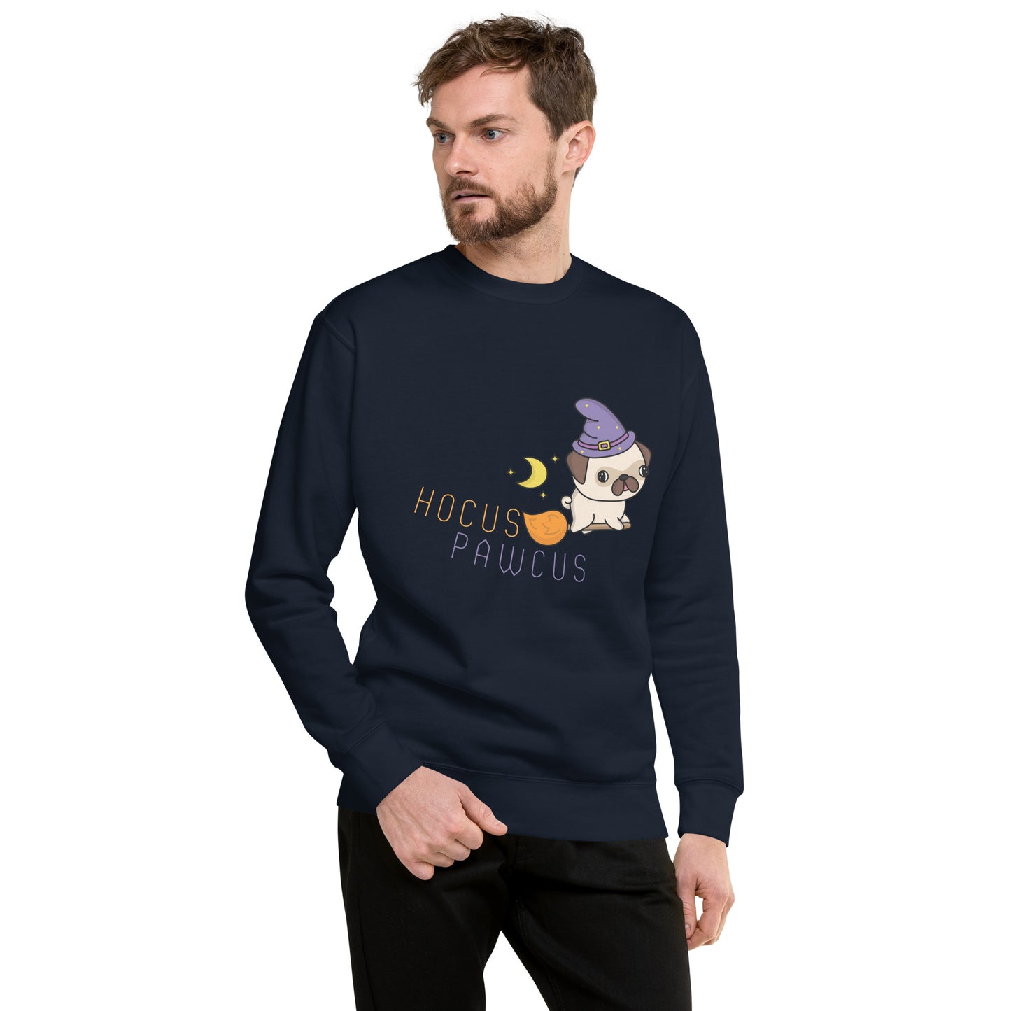 Sweatshirt Hocus Pawcus Pug AVET'SERVICES