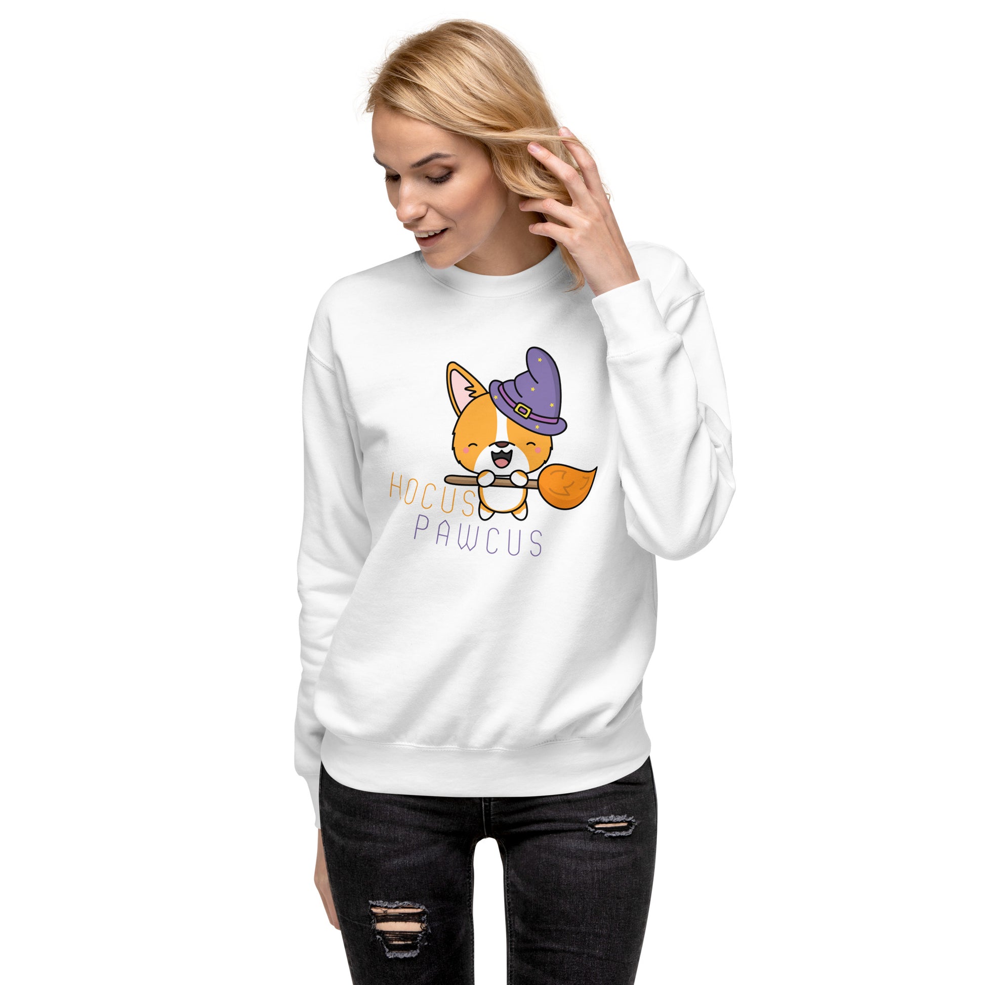 Sweatshirt Hocus Pawcus Corgi AVET'SERVICES