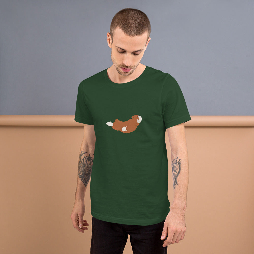 T-Shirt à manches courtes Yoga Team Feuille AVET'SERVICES