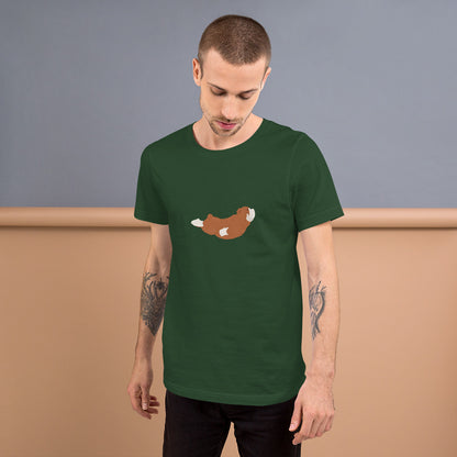 T-Shirt à manches courtes Yoga Team Feuille AVET'SERVICES