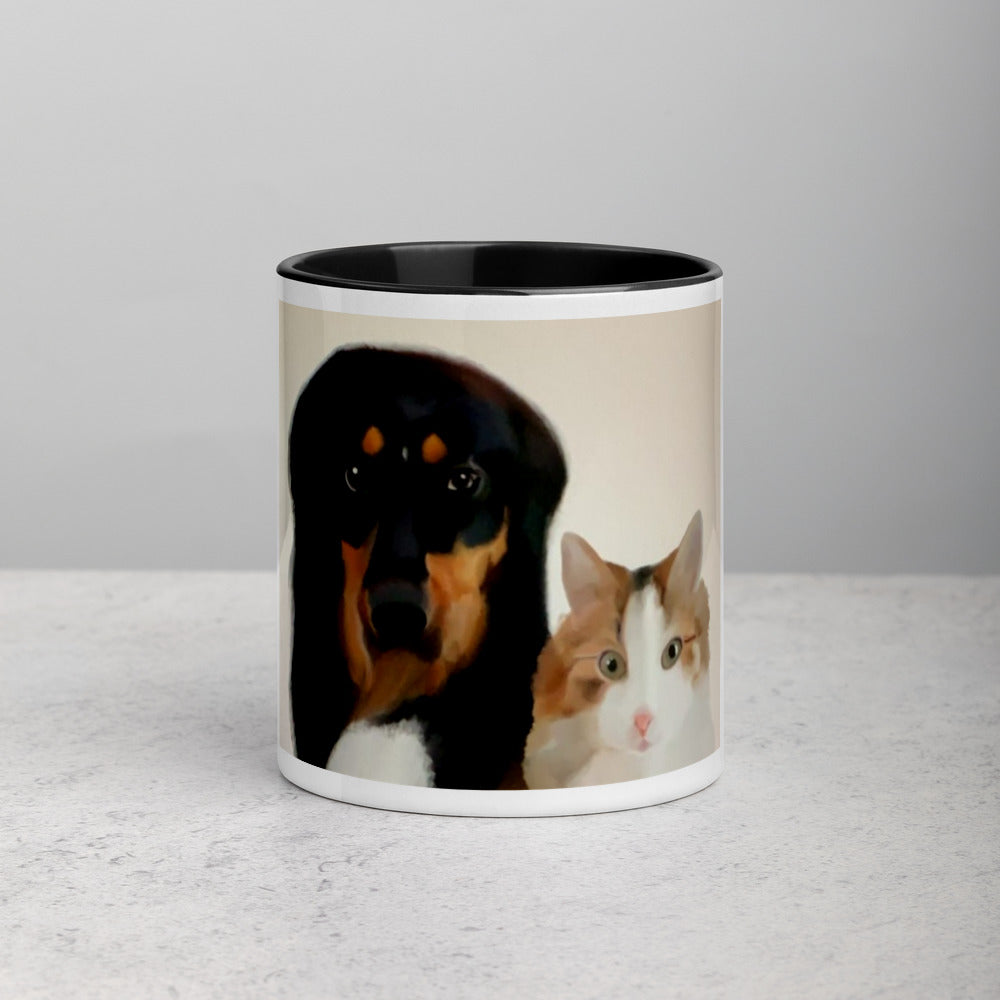 Mug Célestine à Intérieur Coloré 33cl AVET'SERVICES