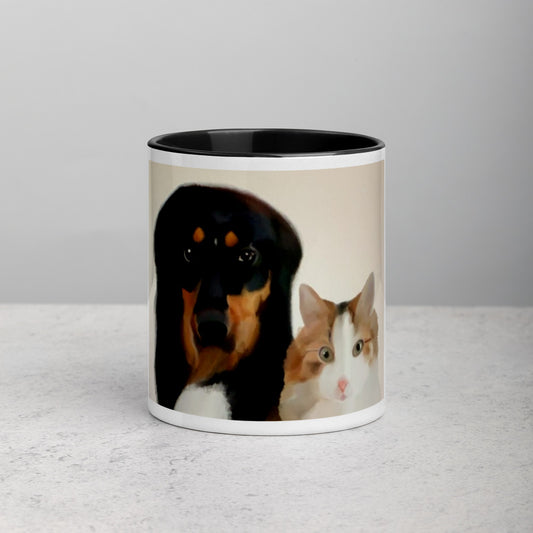 Mug Célestine à Intérieur Coloré 33cl AVET'SERVICES