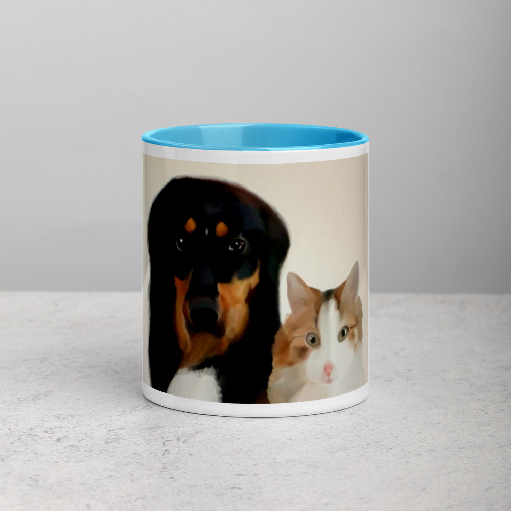Mug Célestine à Intérieur Coloré 33cl AVET'SERVICES