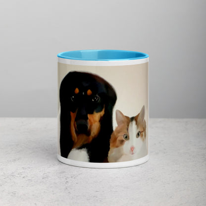 Mug Célestine à Intérieur Coloré 33cl AVET'SERVICES