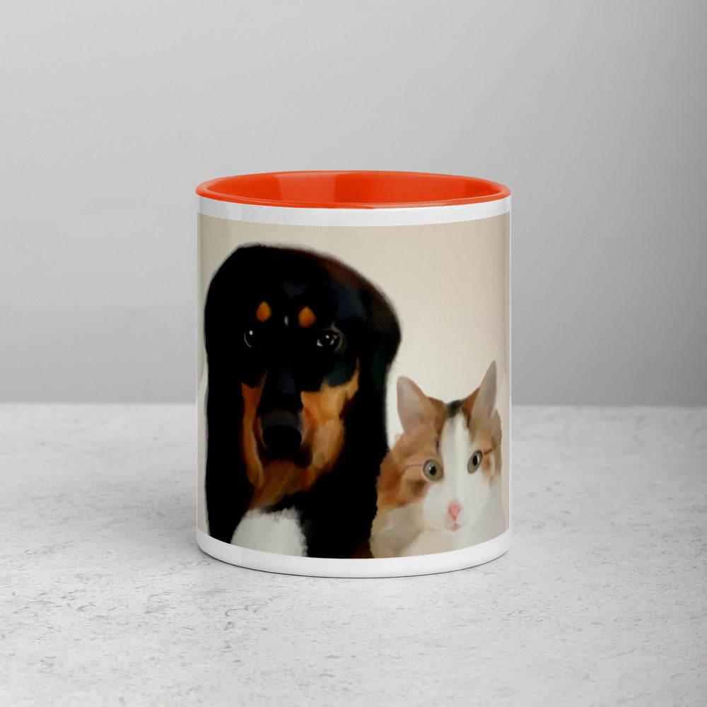 Mug Célestine à Intérieur Coloré 33cl AVET'SERVICES
