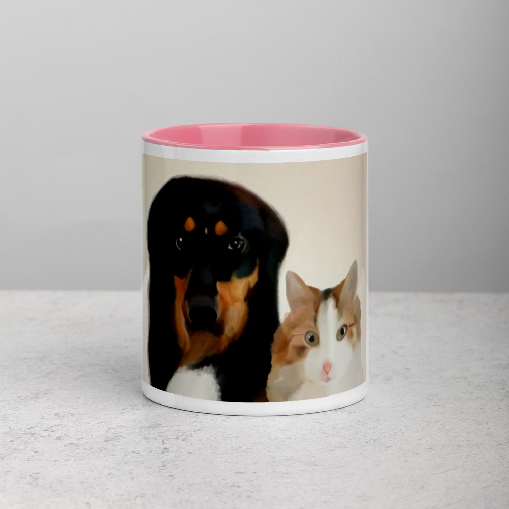 Mug Célestine à Intérieur Coloré 33cl AVET'SERVICES