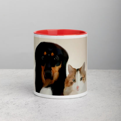 Mug Célestine à Intérieur Coloré 33cl AVET'SERVICES