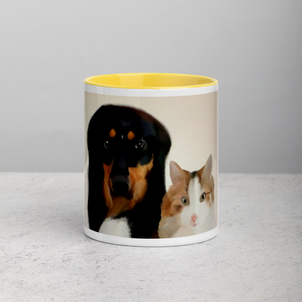 Mug Célestine à Intérieur Coloré 33cl AVET'SERVICES