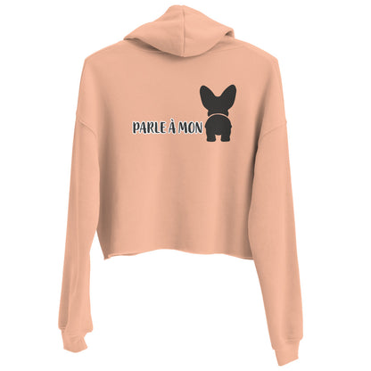 Sweat à Capuche Crop-Top Parle à mon Corgi AVET'SERVICES